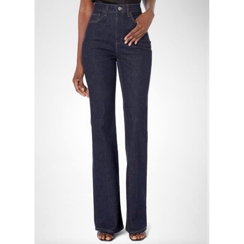 Theory High-Waisted 5 Pocket Washed Denim Jeans